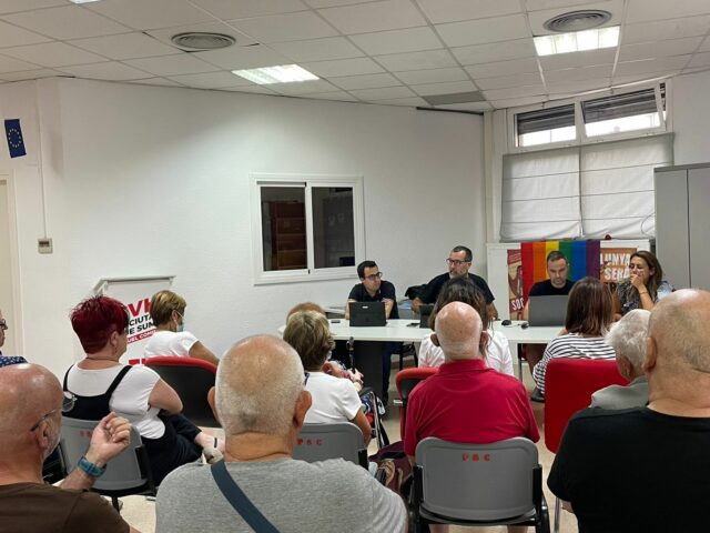 Asamblea Ordinaria del PSC en Sant Vicenç dels Horts