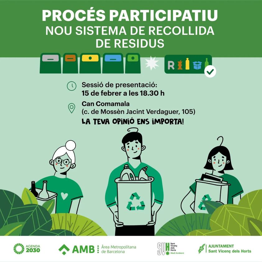 Proceso participativo para el nuevo sistema de recogida de residuos