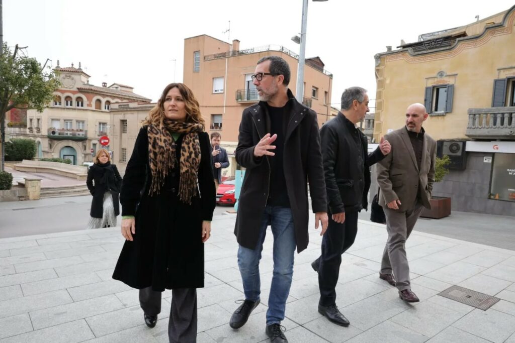 Visita de la consellera Laura Vilagrà i del delegat del Govern Joan Borràs