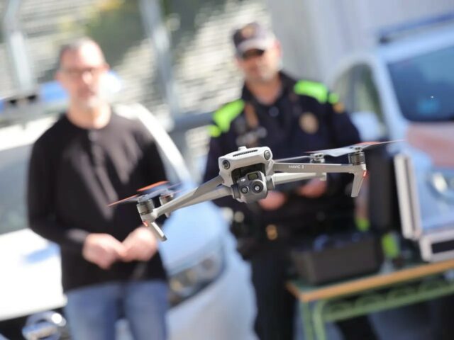 Se pone en marcha el dron de la policía local